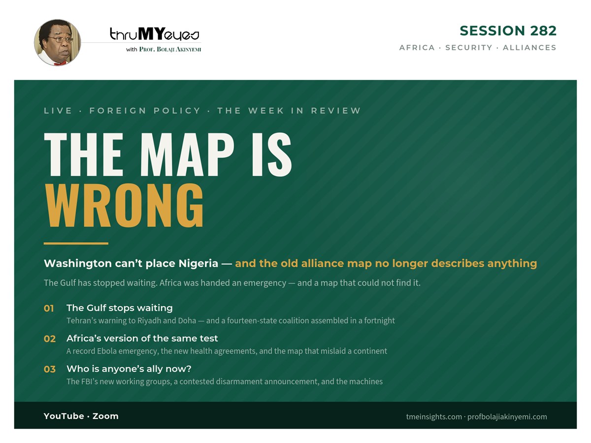 The Map Is Wrong — Session 282 title card