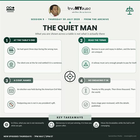 Quadrant brief for session 9: The Quiet Man At The End Of The Table