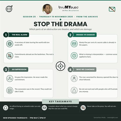 Quadrant brief for session 25: Stop Making This Drama