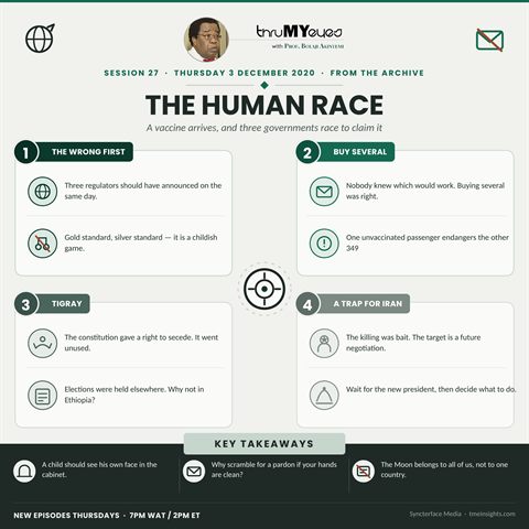 Quadrant brief for session 27: Congratulations to the Human Race