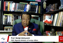 Photo of Foreign businessmen and embassies work hand in hand to destabilise your government if you don’t do their bidding – Prof. Bolaji Akinyemi